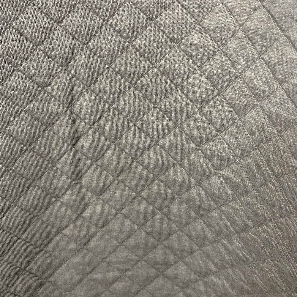 Eddie Bauer Men's Gray 1/4 Zip-Up Quilted Sweater Pocket Size Large Tall - Picture 8 of 8